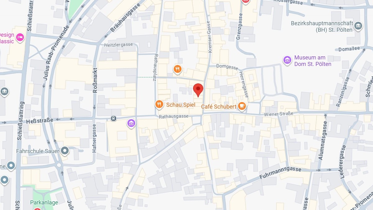 Karte für St. Pölten (GIZ)